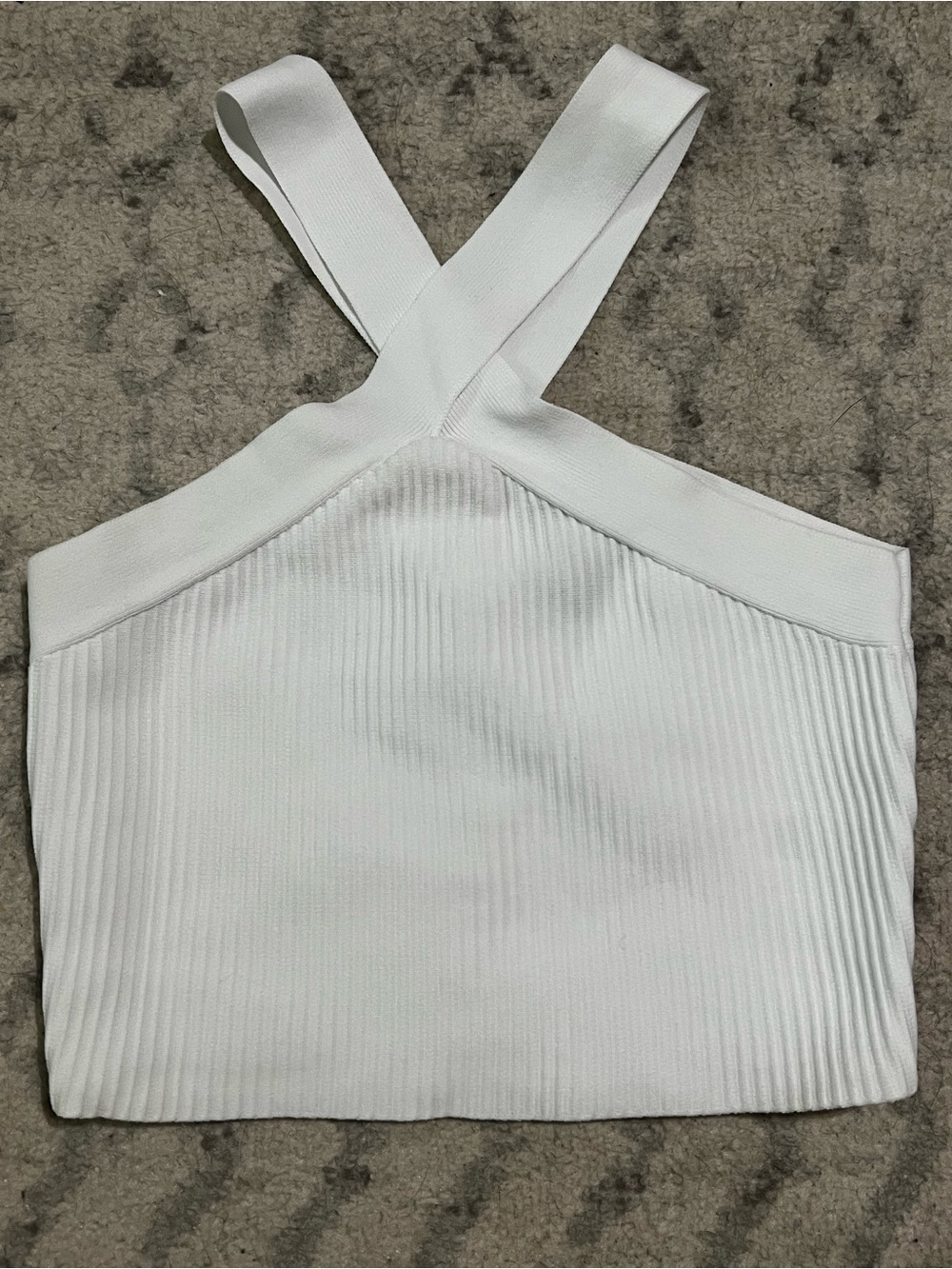 Women’s white crop top
